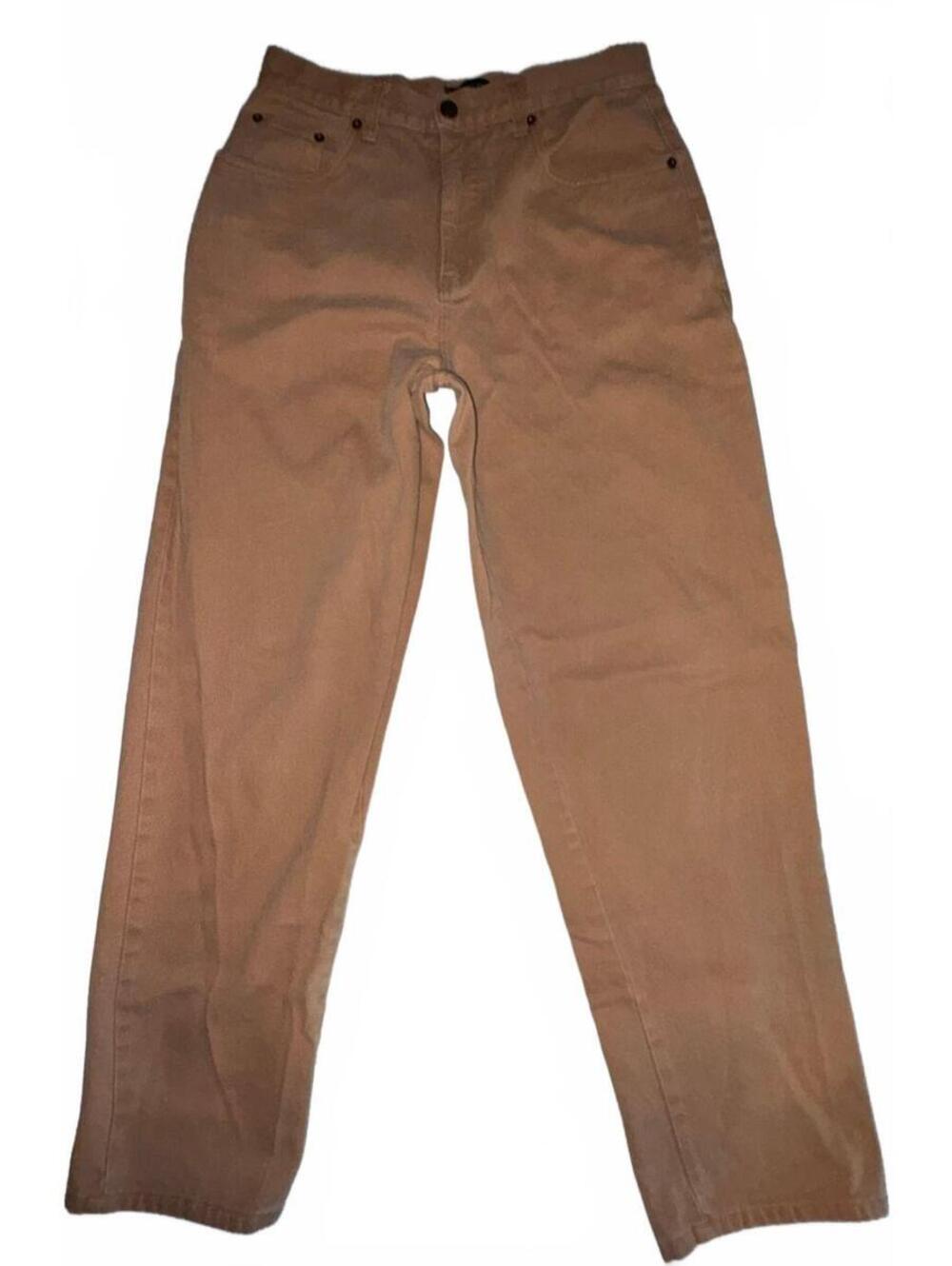 Woman's Vintage 1990's Tan -Bill Blass- Jeans, Easy-Fit. Size 10
